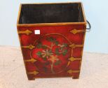 Painted Garbage Container