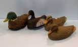 Four Duck Decoys 