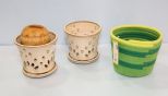 Two Ceramic Planters
