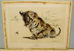 Tiger and Bee Print by Ralph Thompson 