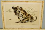 Tiger and Bee Print by Ralph Thompson