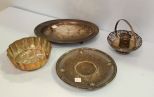 Silverplate Trays & Basket