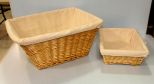 Two Wicker Baskets 