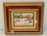 Oil Painting Signed MW '75