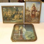 Three Framed Prints of Jesus