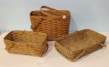 Three Woven Baskets
