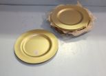 Ten New Brass Chargers & Six Metal Chargers
