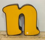 Plastic Letter N