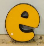 Plastic Letter E