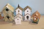 Five Various Birdhouses 