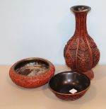 Two Bowls & Vase