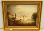 Reproduction Painting of Old English Scene