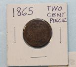 1865 Two Cent Piece 
