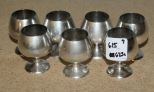 Seven Gorham Sterling Mini Cups 