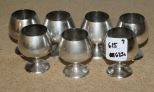 Seven Gorham Sterling Mini Cups