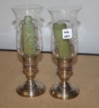 Weighted Sterling Candle Holders 