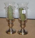 Weighted Sterling Candle Holders