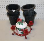 Christmas Jar, Candle Holder & Bed Blocks