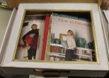 Six Martha Stewart Books & Picture Frame 