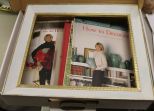 Six Martha Stewart Books & Picture Frame
