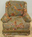 Upholstered Oriental Style Armchair
