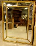 Multi Section Gold Mirror 