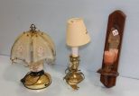 Slang Glass Lamp, Candlestick Lamp & Wall Sconce