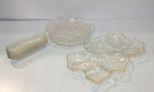 Clear Glass Divided Dish, Bowl & Dishes 