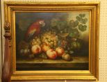 Gold Framed Digital Copy of Oil Painting on Canvas