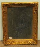 Gold Framed Velvet Pin Board