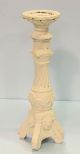 White Pedestal Candle Holder