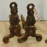 Dog Figural Andirons