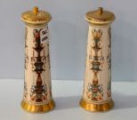 Pair of Lenox Hand Painted Salt/Pepper