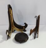 Six Easels & Oriental Stand