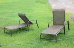 Two Metal Recliners