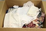 Box Lot of Linens
