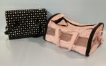 Black and White Laptop Carry Case & Pink Carry Case