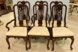 Set of Six Queen Anne Style Chairs