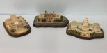 Three Resin Sculptures of Buildings