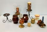 Collection of Various Style Candle Holders