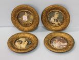 Four Hanging Tin Pictures