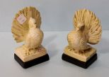 Resin Turkey Bookends