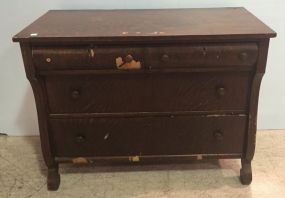 Oak Four Drawer Chest 