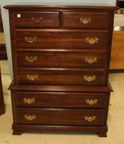 Seven Drawer Chest on Chest 