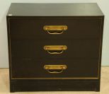 Henry Don Three Drawer Nightstand 