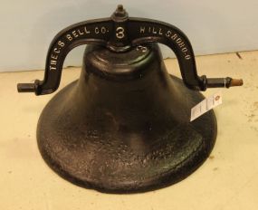 #3 C.S. Bell Co. Hillsboro Cast Iron Bell