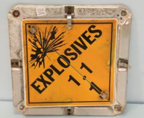 Explosives Sign