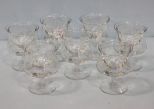 Set of Seven Shrimp Cocktail Glasses 