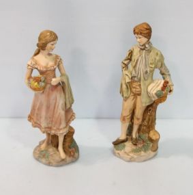 Pair of Bisque Figurines