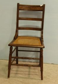 Antique Cane Bottom Side Chair